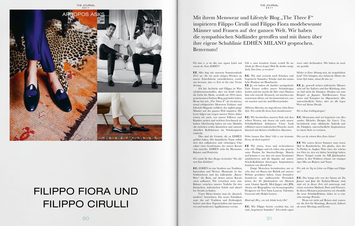 APROPOS – The Journal Spring/Summer 2017